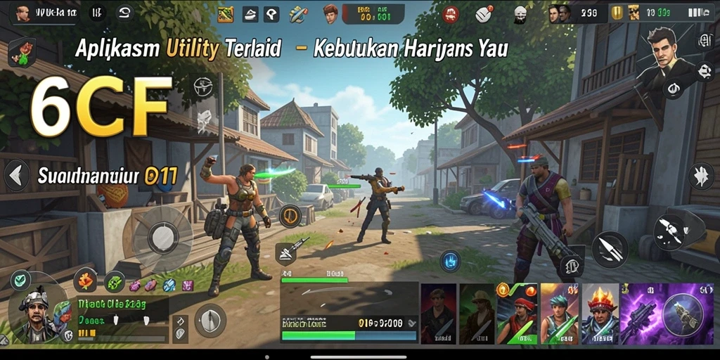 Tampilan screenshot 6CF menunjukkan fitur-fitur Utility yang menarik.