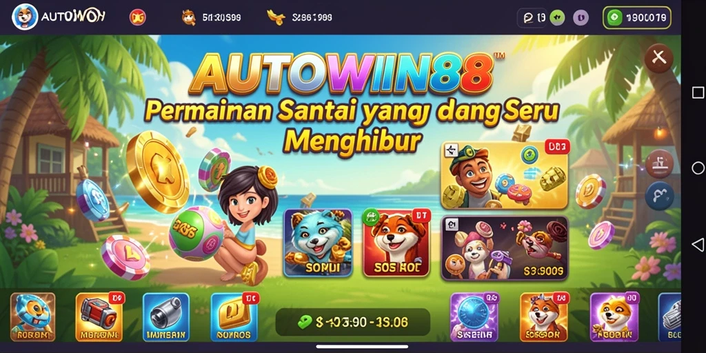 Tampilan gameplay <strong>AUTOWIN88</strong> yang seru dan menghibur