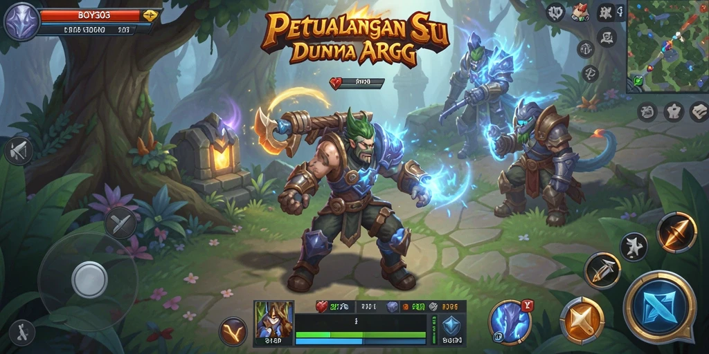 Tampilan gameplay epik dalam dunia <strong>ARPG</strong> yang memukau.