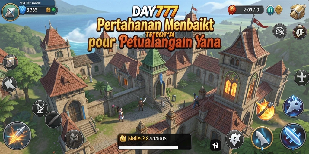 Tangkapan layar menampilkan aksi mendebarkan dalam permainan Tower Defense.