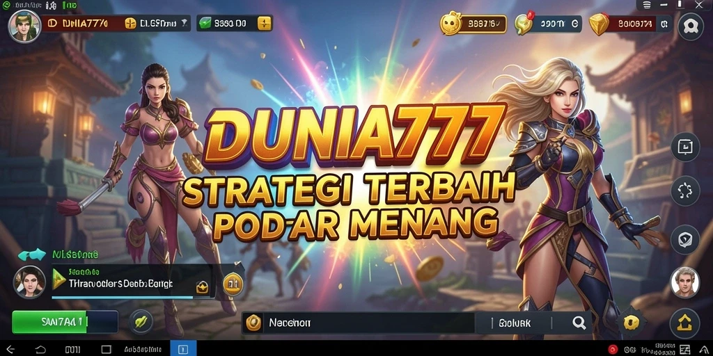Tampilan gameplay DUNIA777 yang menegangkan dan penuh strategi.