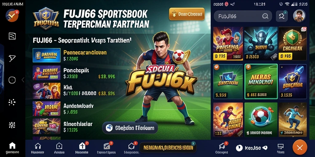 Tangkapan layar gameplay <strong>FUJI66</strong> menampilkan fitur taruhan olahraga yang menarik.
