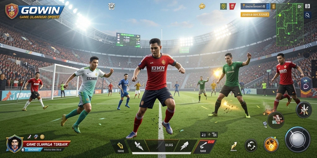 Tampilan gameplay GOWIN yang menarik dan dinamis.