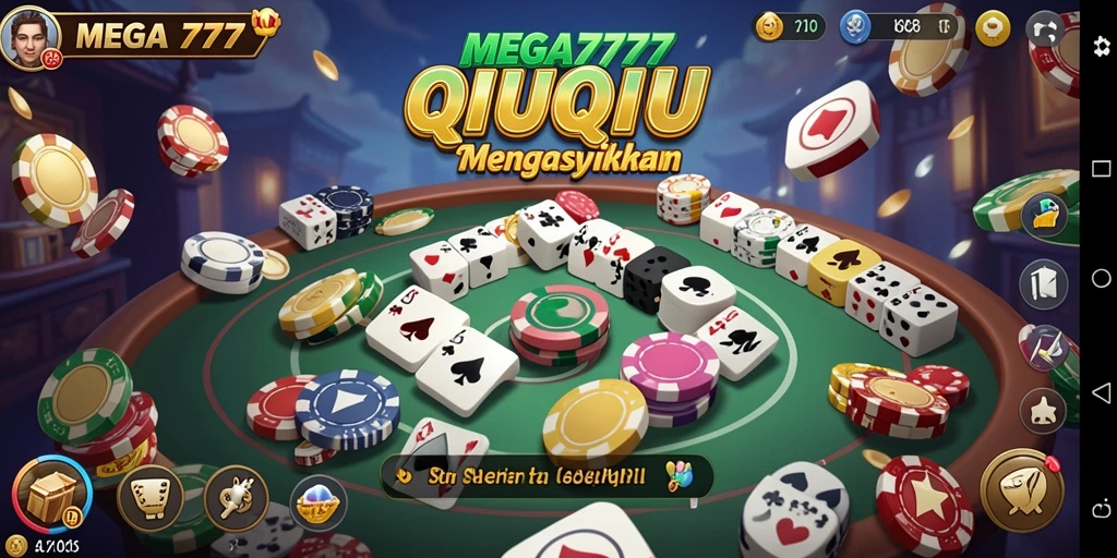 Tampilan gameplay QiuQiu yang memukau di MEGA777.