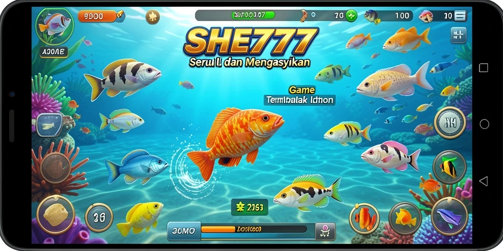 Tangkapan layar gameplay yang seru dari SHE777.