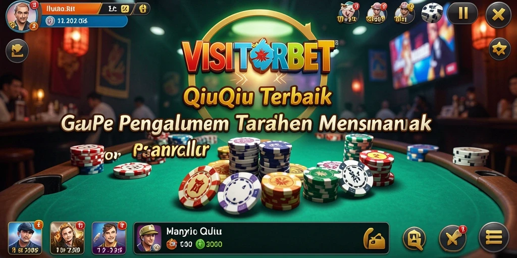 Tampilan gameplay seru dari aplikasi QiuQiu VISITORBET.