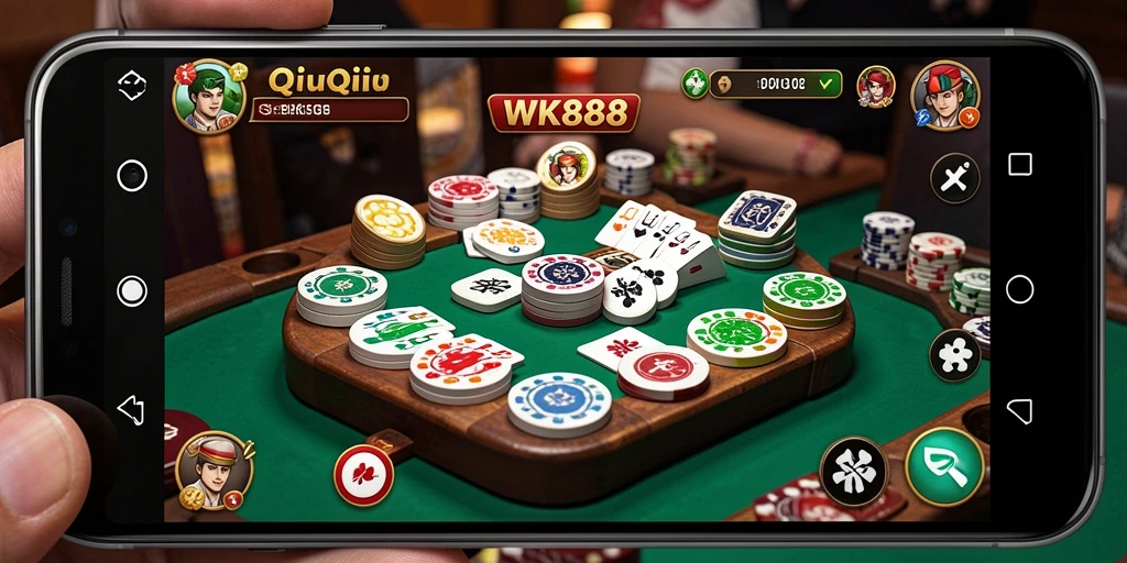 Gameplay seru QiuQiu di WK888.